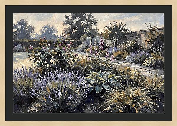 Garden Border In Soft Colors