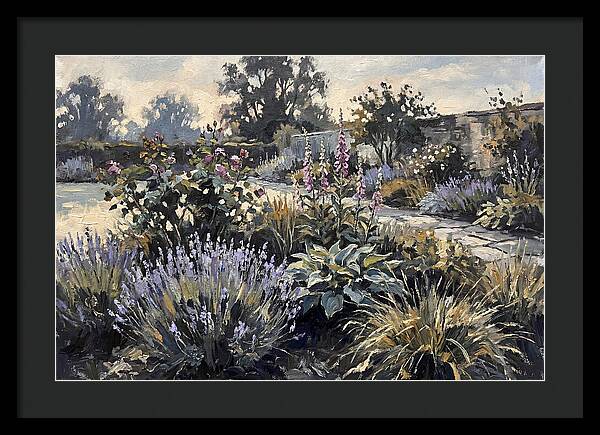 Garden Border In Soft Colors
