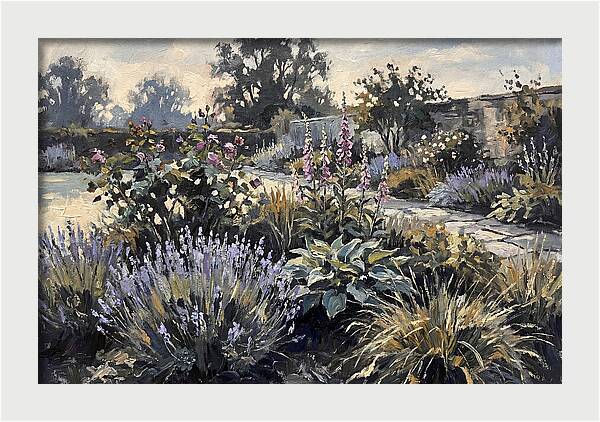 Garden Border In Soft Colors