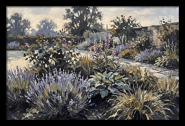 Garden Border In Soft Colors