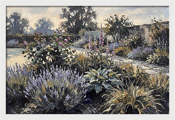 Garden Border In Soft Colors