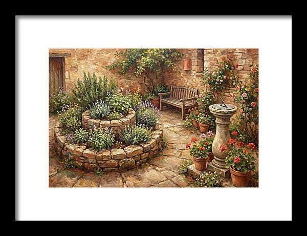 Garden Courtyard Serenity