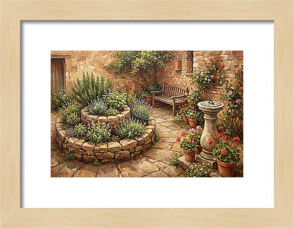 Garden Courtyard Serenity