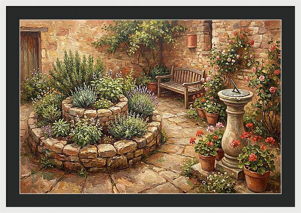 Garden Courtyard Serenity