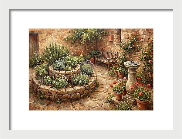 Garden Courtyard Serenity