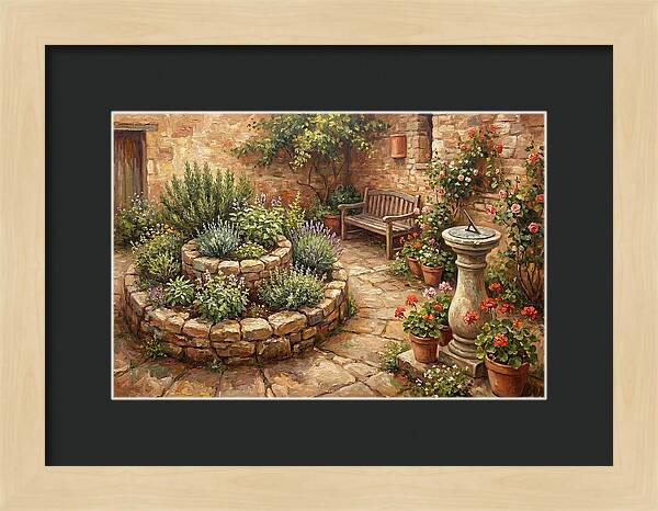 Garden Courtyard Serenity