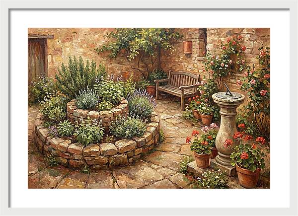 Garden Courtyard Serenity