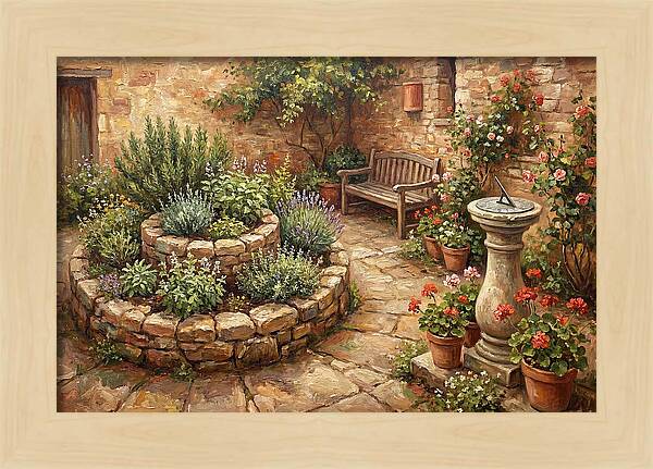 Garden Courtyard Serenity