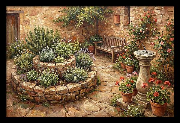 Garden Courtyard Serenity