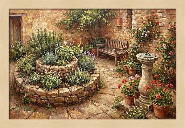 Garden Courtyard Serenity