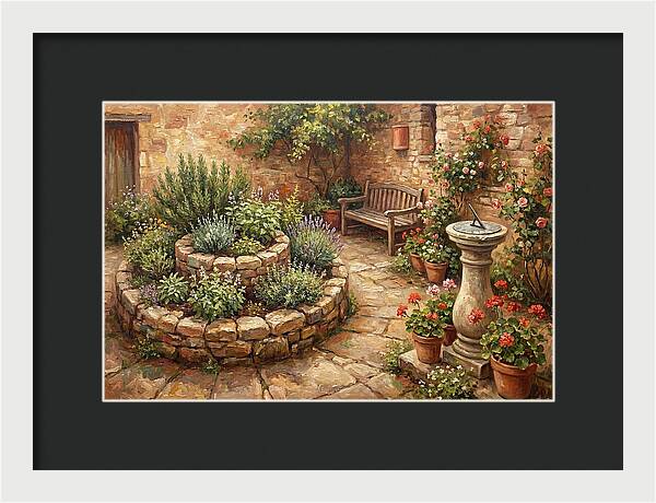 Garden Courtyard Serenity