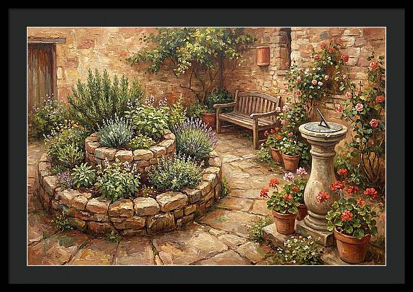 Garden Courtyard Serenity