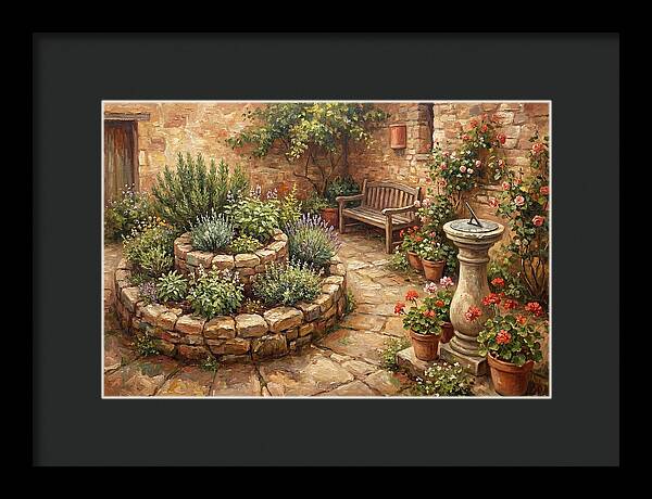 Garden Courtyard Serenity