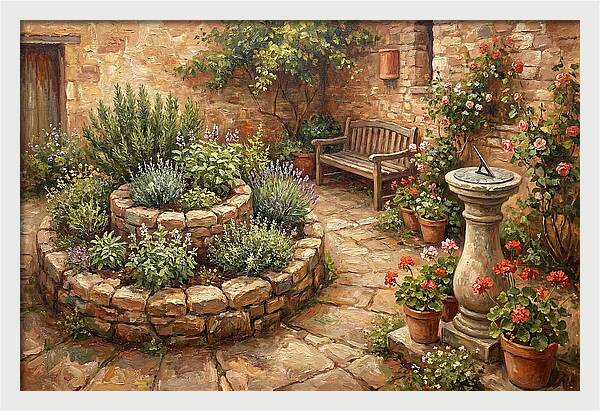 Garden Courtyard Serenity