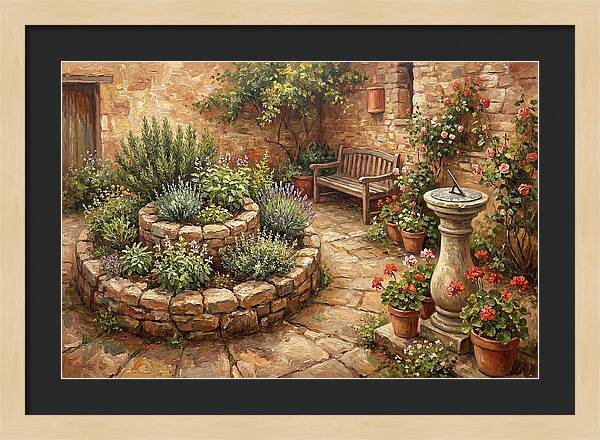Garden Courtyard Serenity