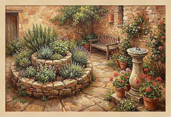 Garden Courtyard Serenity