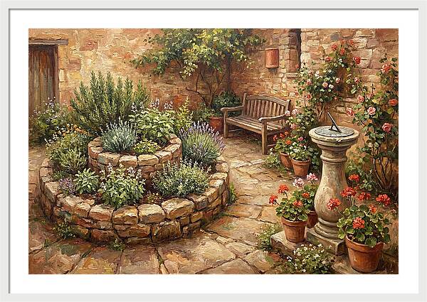 Garden Courtyard Serenity