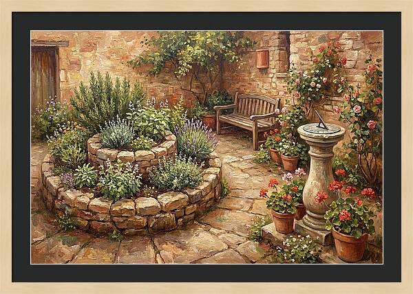 Garden Courtyard Serenity