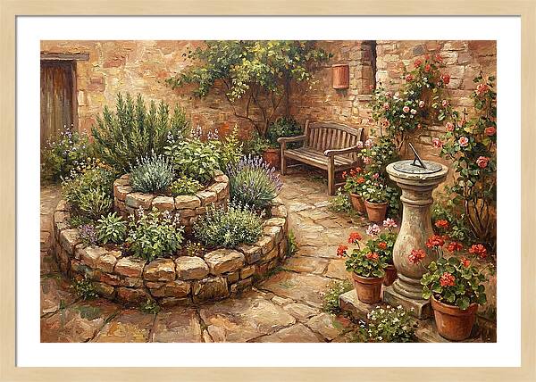 Garden Courtyard Serenity