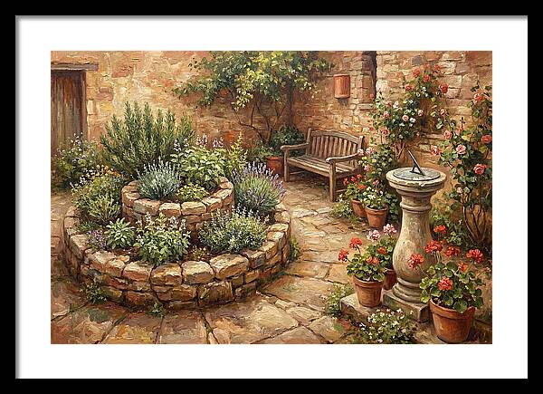 Garden Courtyard Serenity
