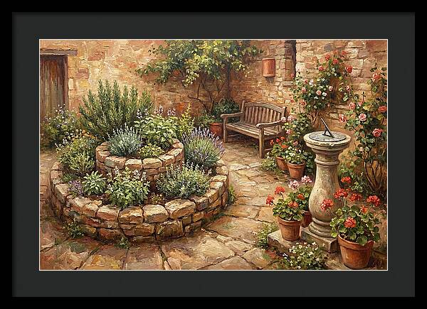 Garden Courtyard Serenity