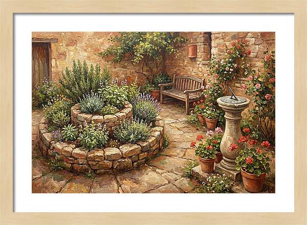 Garden Courtyard Serenity