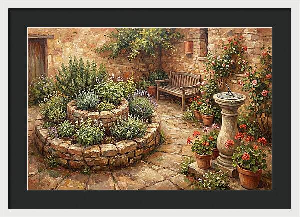 Garden Courtyard Serenity