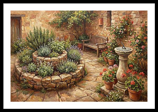 Garden Courtyard Serenity