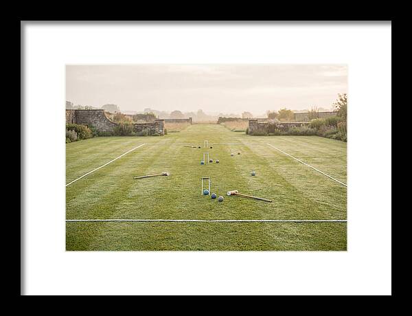 Garden Croquet Lawn At Dawn