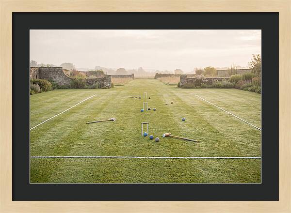 Garden Croquet Lawn At Dawn