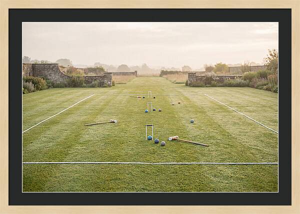 Garden Croquet Lawn At Dawn