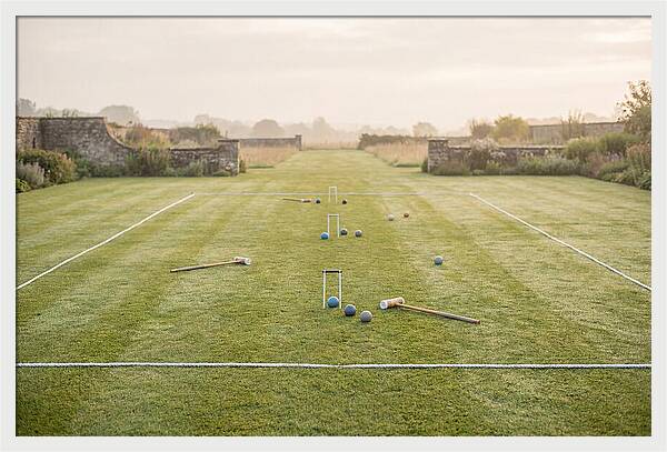 Garden Croquet Lawn At Dawn