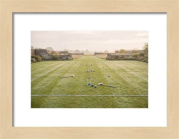 Garden Croquet Lawn At Dawn