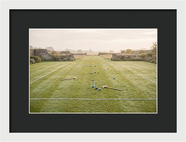 Garden Croquet Lawn At Dawn