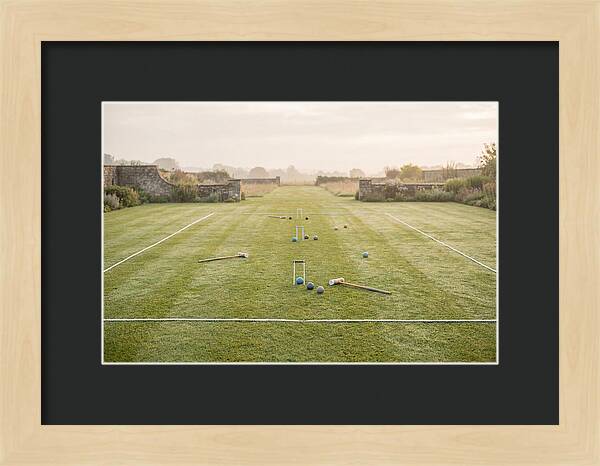 Garden Croquet Lawn At Dawn