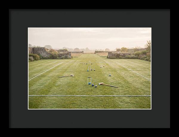 Garden Croquet Lawn At Dawn