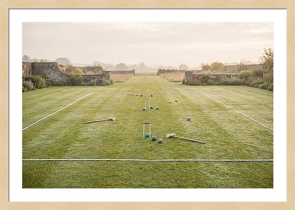 Garden Croquet Lawn At Dawn