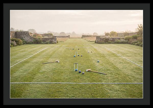 Garden Croquet Lawn At Dawn
