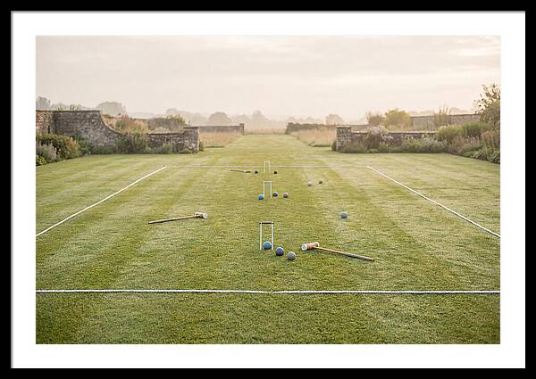 Garden Croquet Lawn At Dawn