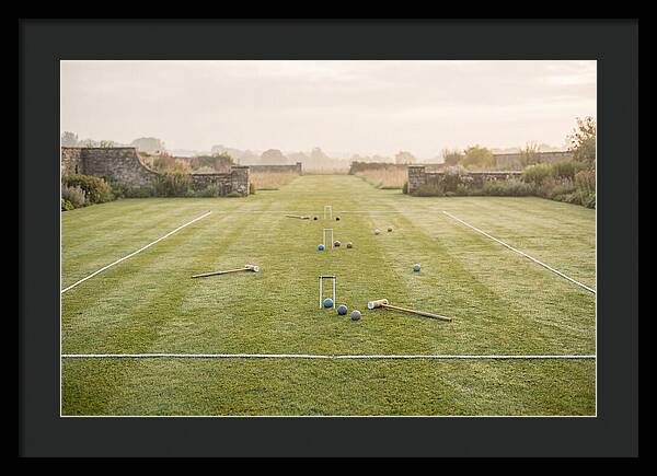 Garden Croquet Lawn At Dawn