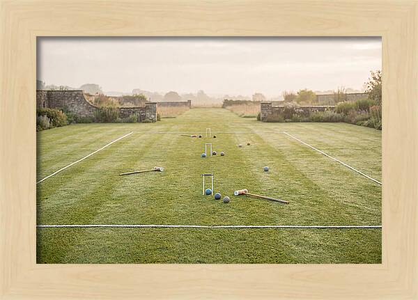Garden Croquet Lawn At Dawn