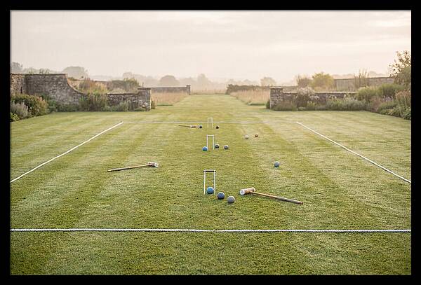 Garden Croquet Lawn At Dawn