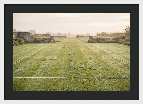 Garden Croquet Lawn At Dawn