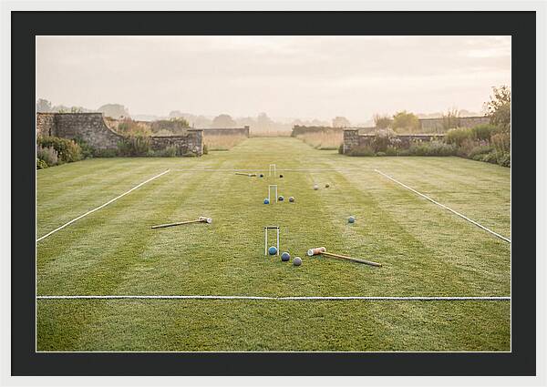 Garden Croquet Lawn At Dawn