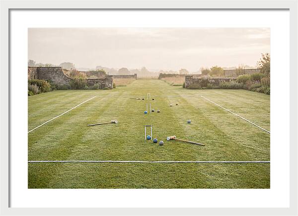 Garden Croquet Lawn At Dawn