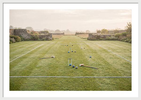 Garden Croquet Lawn At Dawn