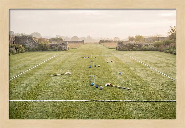 Garden Croquet Lawn At Dawn