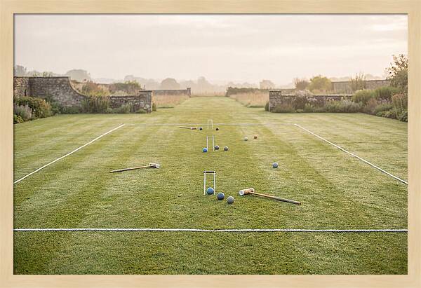 Garden Croquet Lawn At Dawn