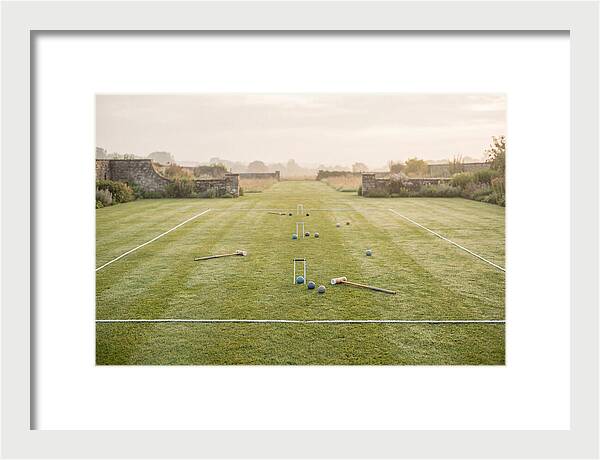 Garden Croquet Lawn At Dawn
