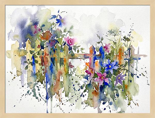 Garden Fence Blooms